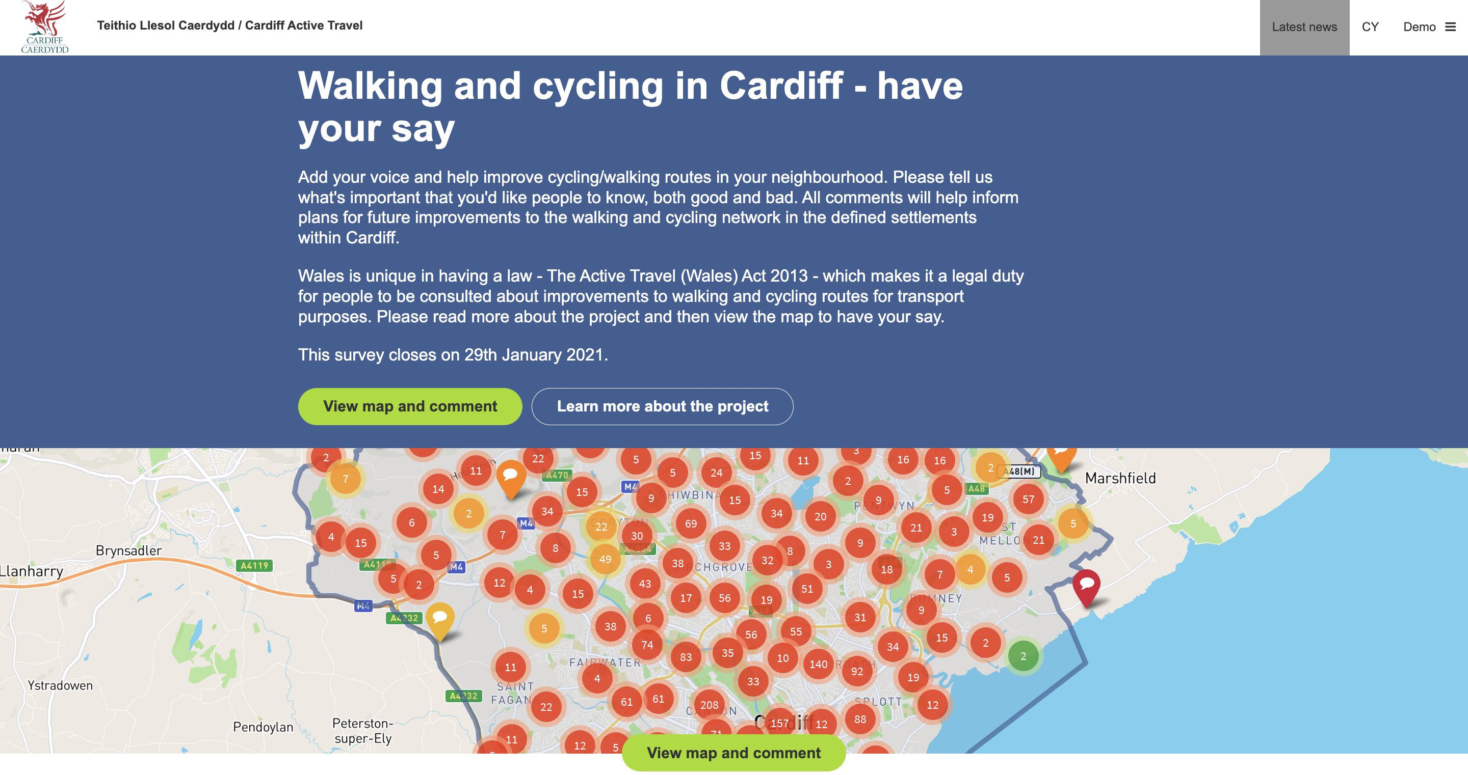 Commonplace's community engagement in Wales